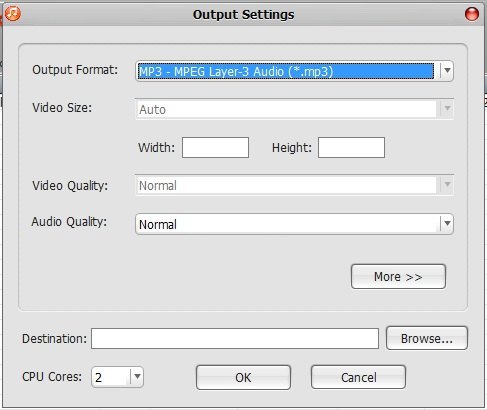 Output Settings