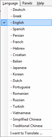 Great choice of languages