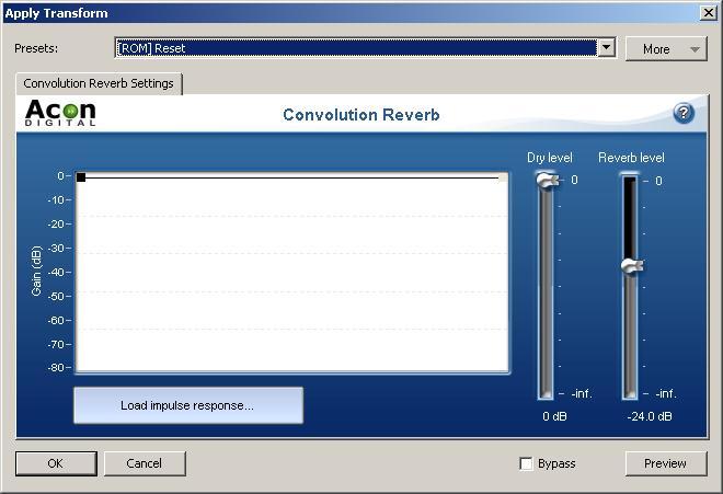 Convolution Reverb Effect