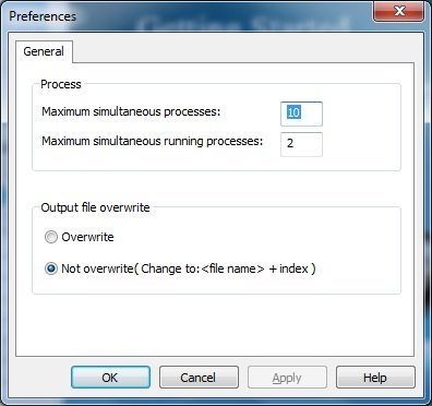 Preferences Window