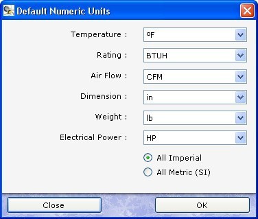 Measurements Window