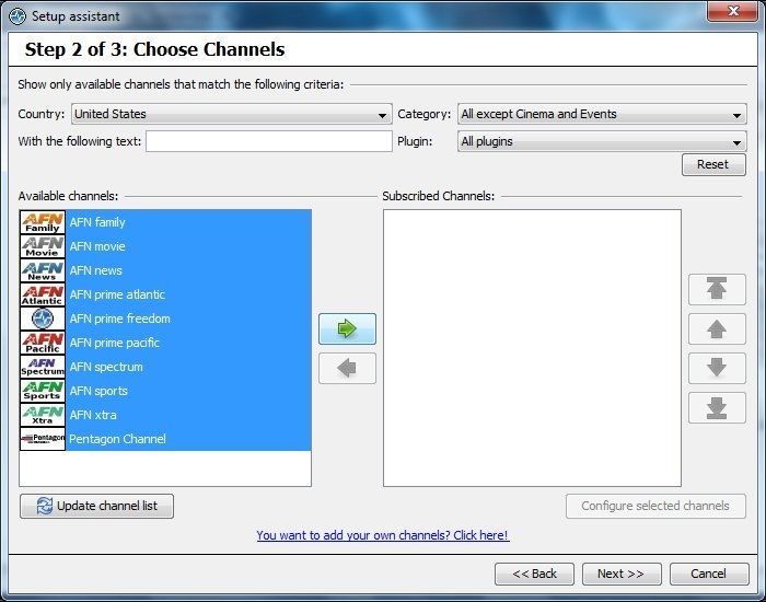 Choose Channels