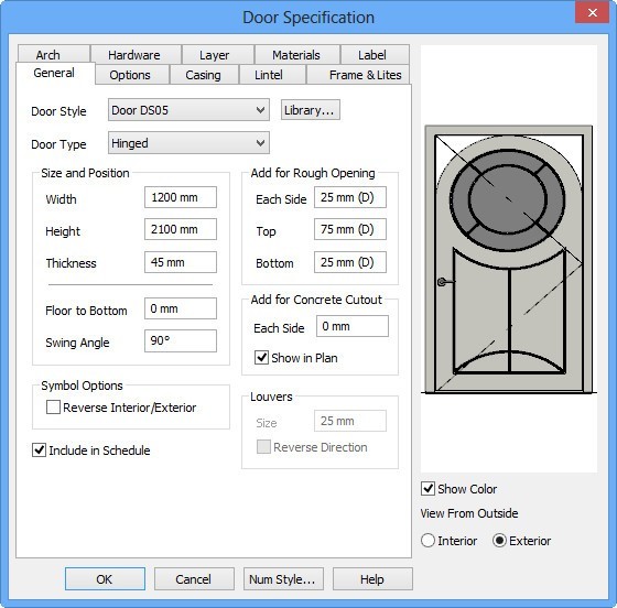 Object Specifications