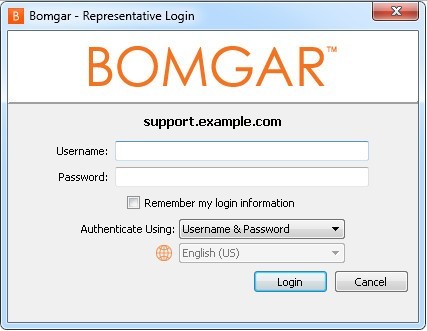 Login Window