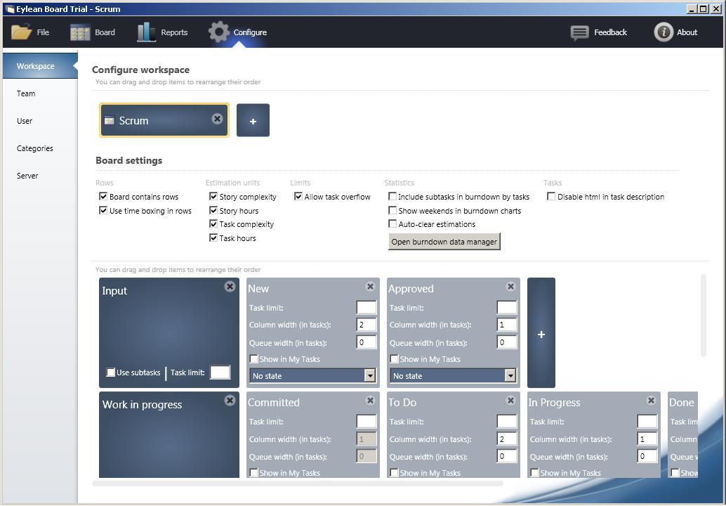 Workspace Configuration