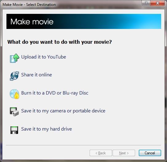 Make Movie Screen