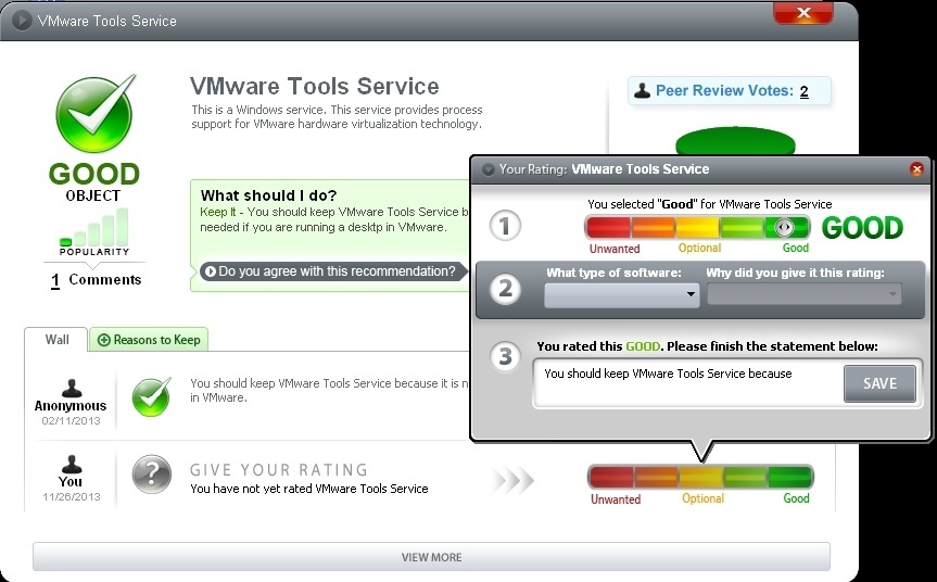 Services - Rating