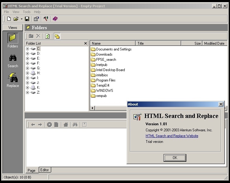 HTML Search & Replace 1.01