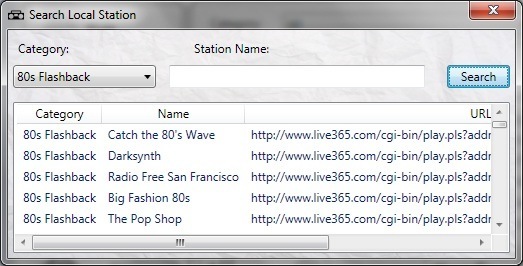 Search for Radio Stations