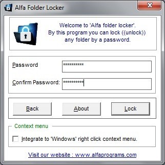 Lock Folder