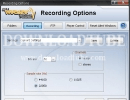 Recording Options 