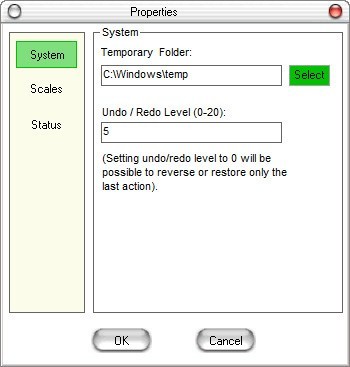 Settings Window