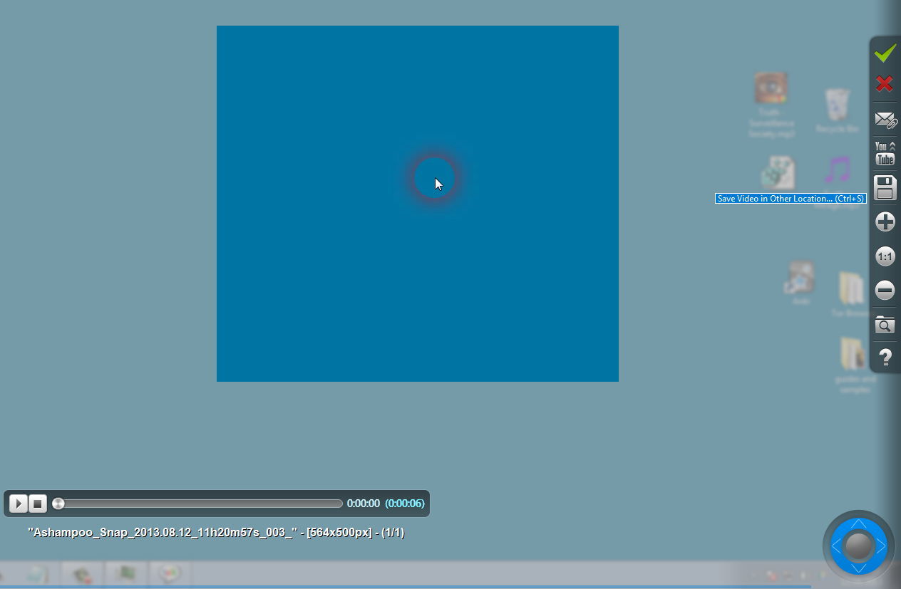 Video Capturing Postprocessing Options