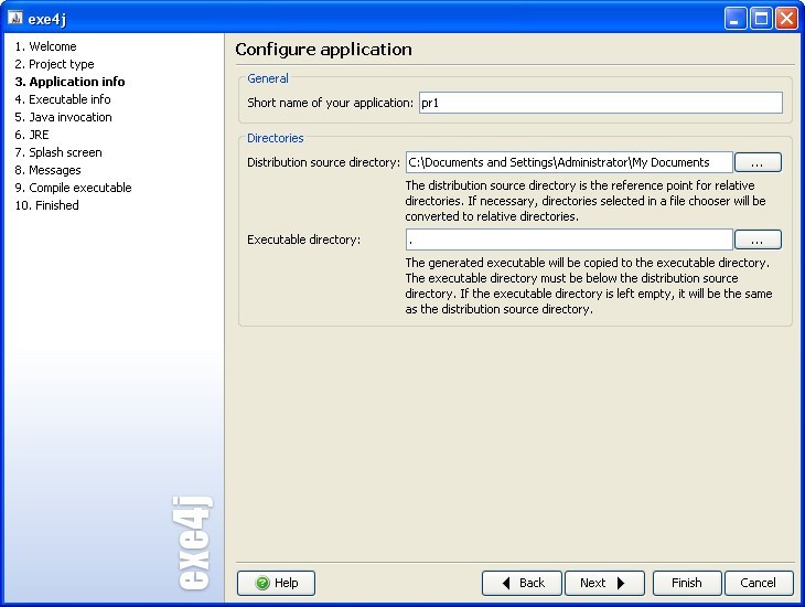 Configuration Window