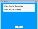 Files Flinging Screen