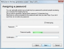 Assigning a password