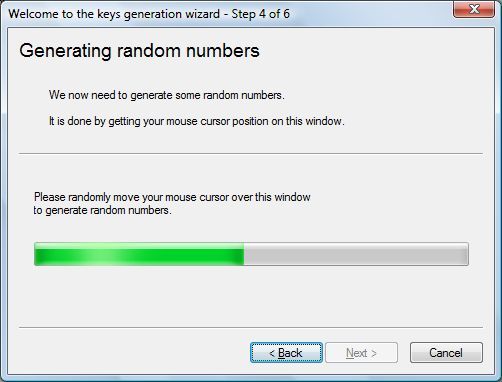 Generating random numbers.