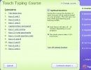 Touch typing course.