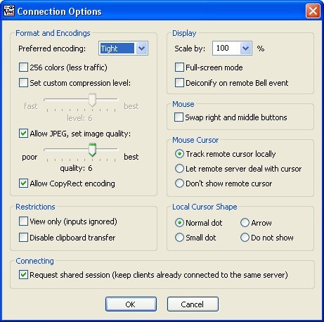 Settings Window