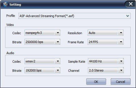 Setting Output Parameters