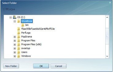 Folder Download Window