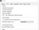 Capture settings