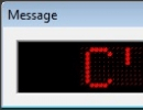Scrolling-LED Style Message