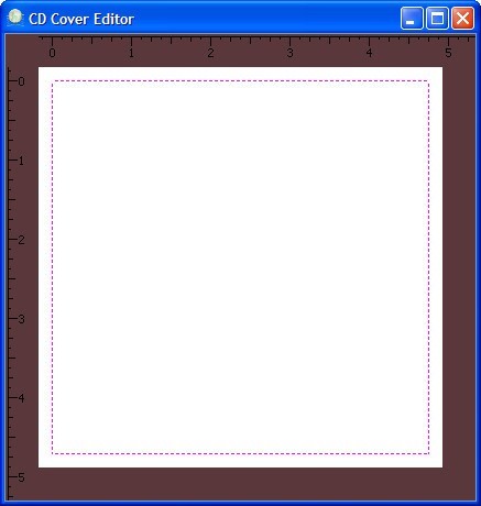 Cd Cover Editor Window
