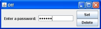 Set Password Screen