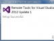 Remote Tools for Visual Studio 2012