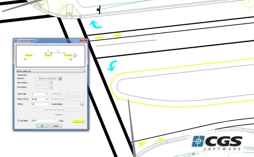 Line markings