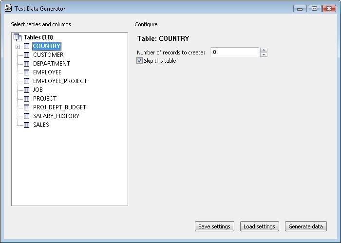 Test Data Generator