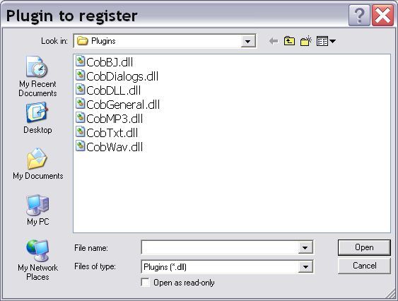 Plugin to register