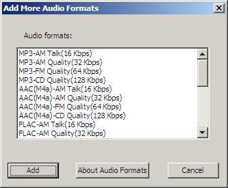 Audio File Formats