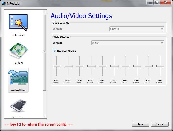 Audio/Video Settings