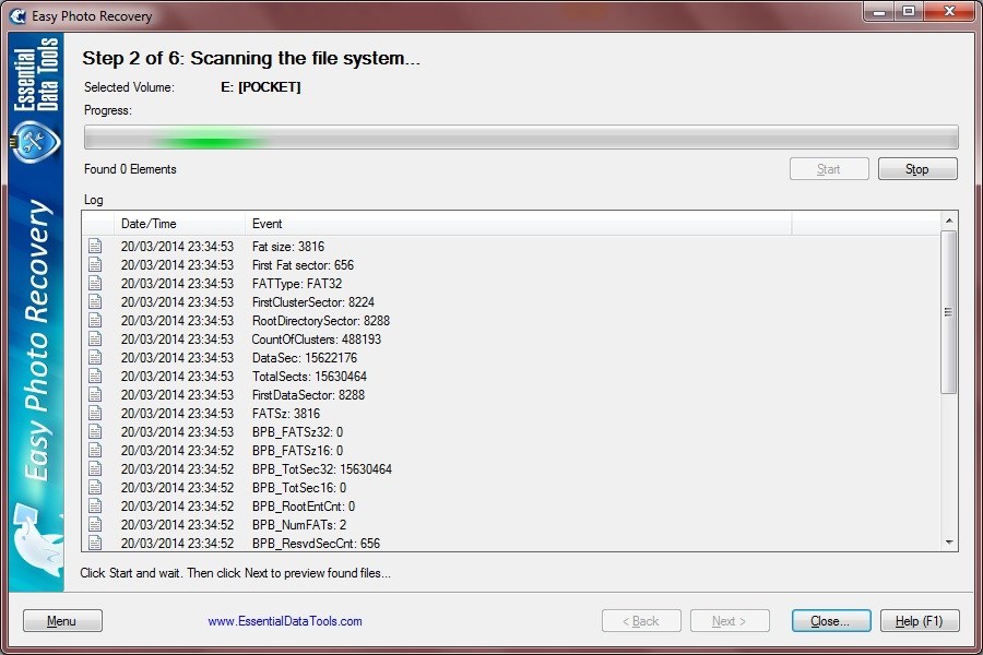 Scanning File System