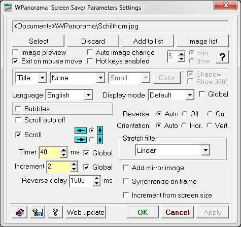 Configure Screen Saver