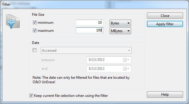 Configuring Filters