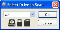 Scan Drive Window