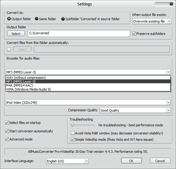 Audio Output