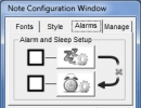 Alarms Configuration
