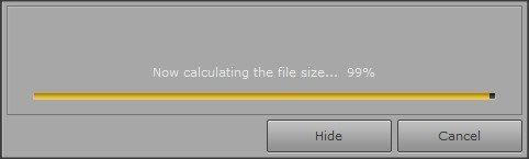 Output File Size Calculator