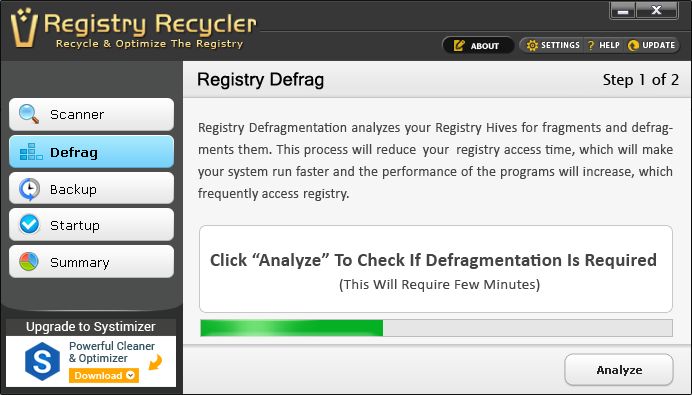 Defrag process