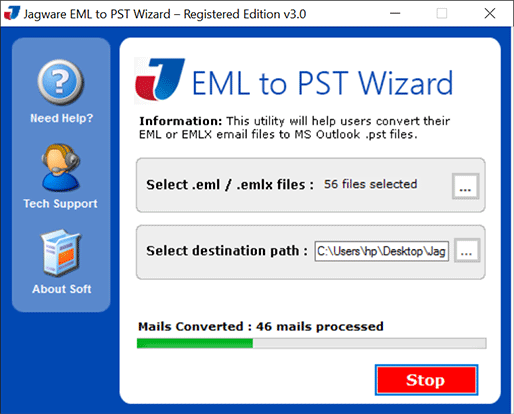 EML to PST Conversion