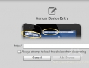 Manual Device Entry