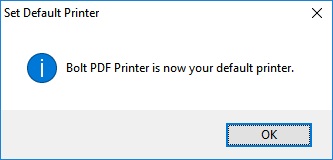 Set Default Printer