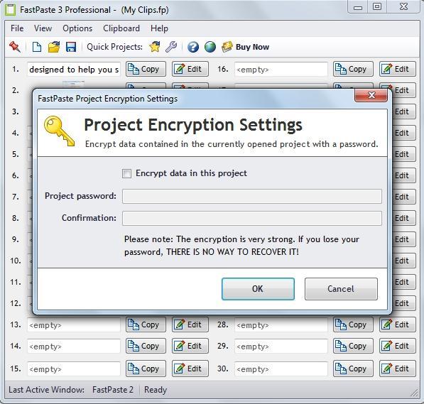 Encryption Options