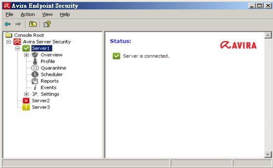 Server Security Window