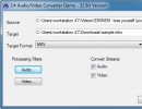 Audio/video converter window