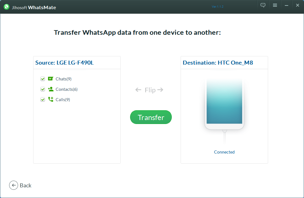 transfer whatsapp between adnroid and iphone